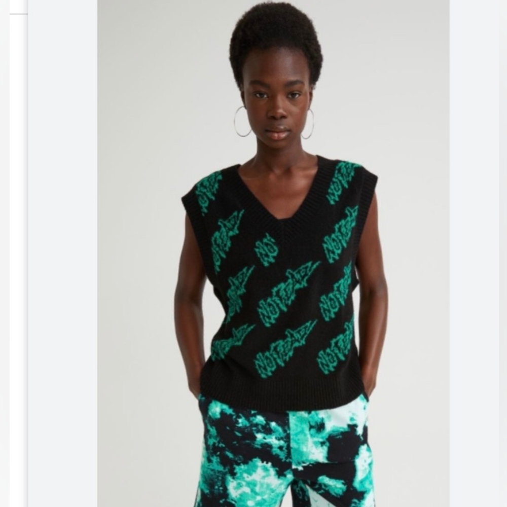 NWT. No Fear x H&M Oversized Vest. Size: Large.